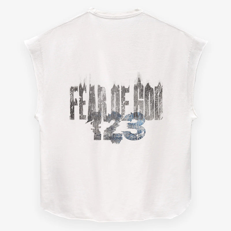 FEAR OF GOD 脳RRR123 INRI Cut Off Tee