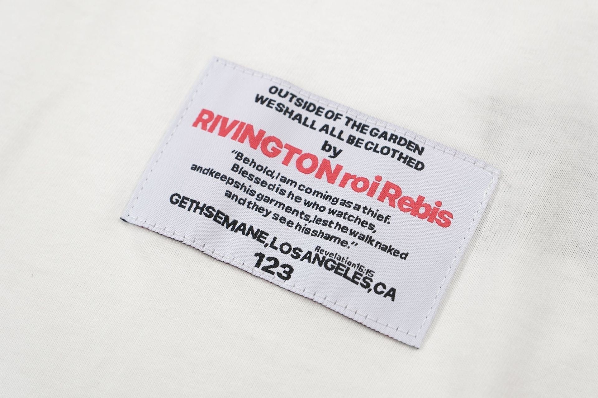 FEAR OF GOD 脳RRR123 INRI Cut Off Tee
